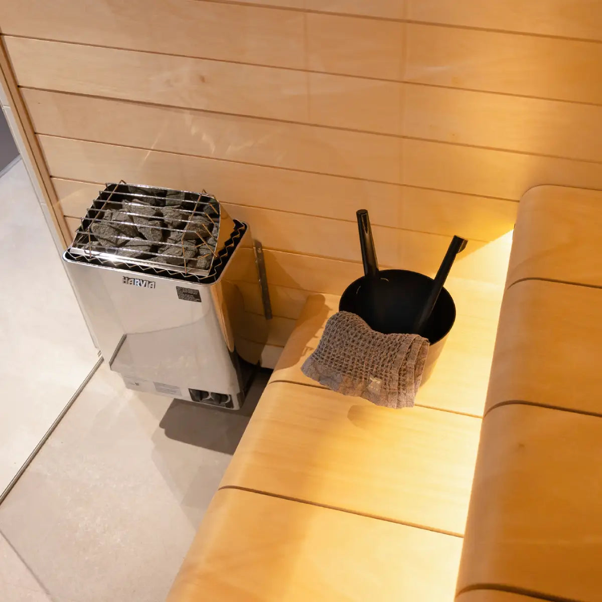 Harvia KIP60W Stainless Steel 6KW Sauna Heater - Finnish Sauna Builders