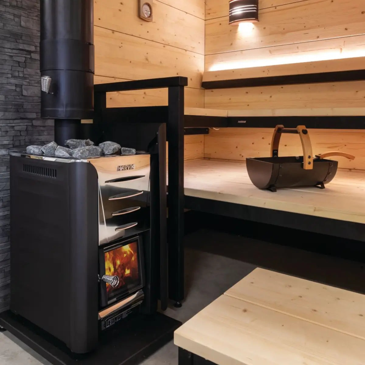 Harvia Pro 20 WKPR20M Wood Burning Sauna Stove - Finnish Sauna Builders