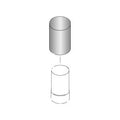 Harvia Lead-through Flange WZ020115 Stainless Steel - Finnish Sauna Builders